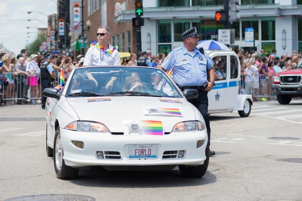 Desfile gay en Chicago, 2014 — Foto de Stock