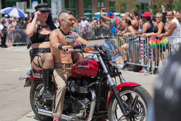 Homoseksuele parade in chicago, 2014 — Stockfoto