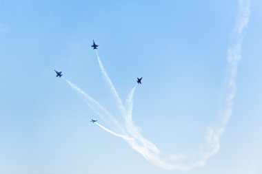 Chicago hava ve su göster, bizi lacivert melekler