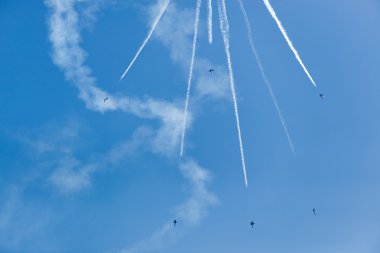 Chicago hava ve su göster, bizi lacivert melekler