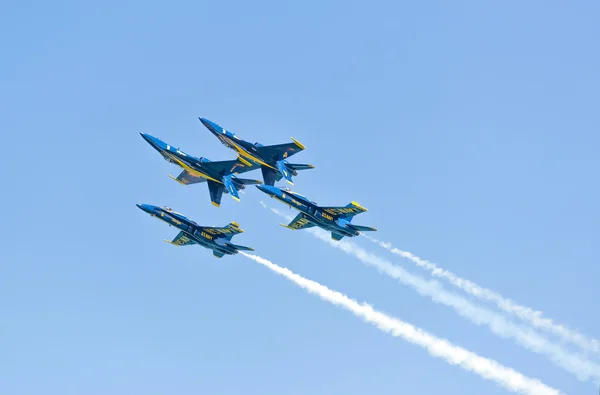 Chicago Air and Water Show, U.S. Navy Blue Angels — стоковое фото