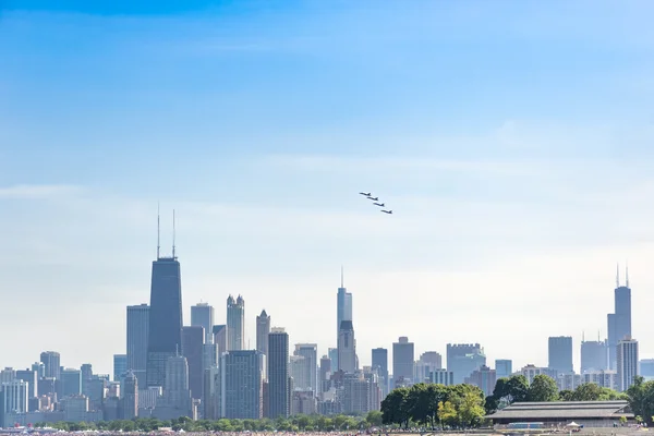 Show de ar e água de Chicago — Fotografia de Stock