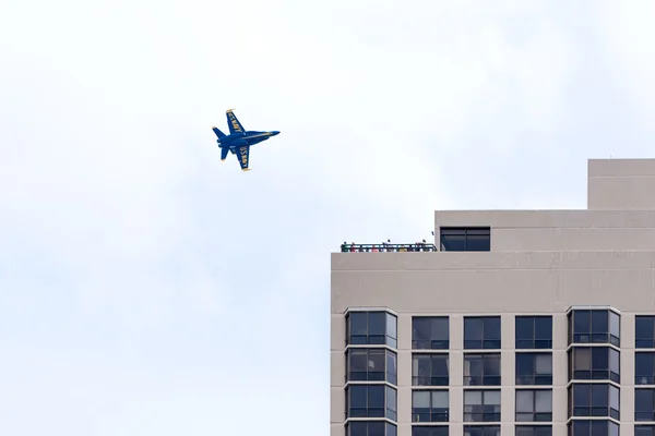 Chicago Air and Water Show, US Navy Blue Angels — Stock Photo, Image