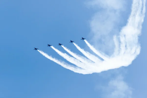 Chicago Air and Water Show, Marinha dos EUA Blue Angels Imagens Royalty-Free