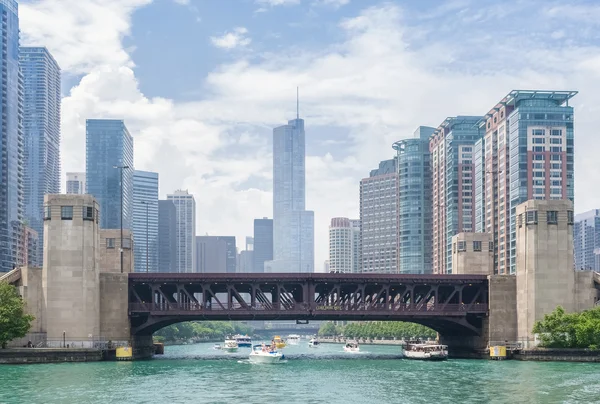 Чикаго річка — стокове фото