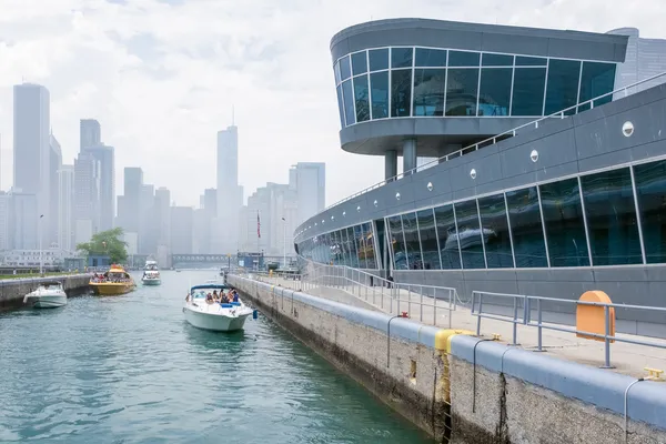 Chicago River Stock Photo