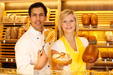 Baker ve dükkan mevcut pasta