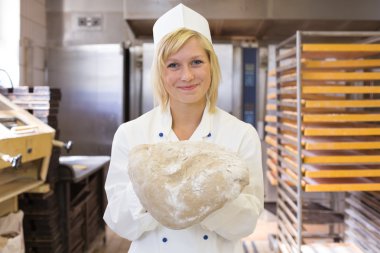 Baker ekmek hamuru, ekmek ile