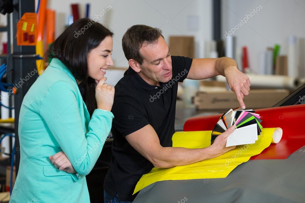 Large format printer for car wraps