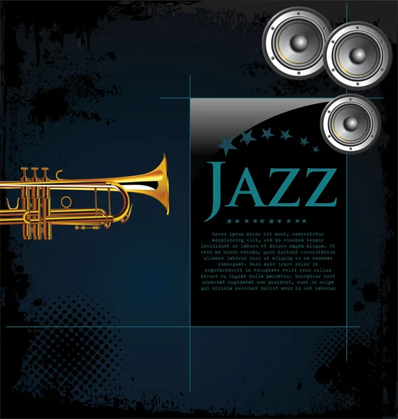 Jazz music — Stock Vector