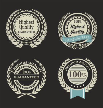 premium kalite etiketi