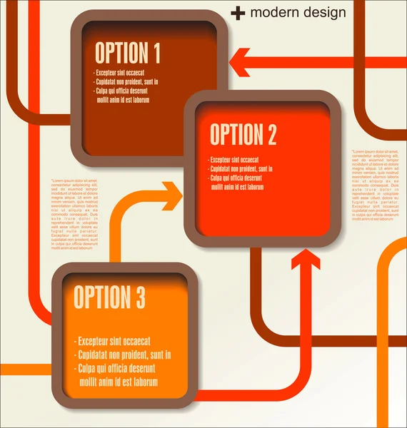 Plantilla de diseño moderno — Archivo Imágenes Vectoriales