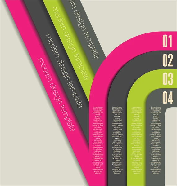 Современный шаблон дизайна — стоковый вектор