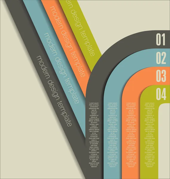 Vorlage für modernes Design — Stockvektor