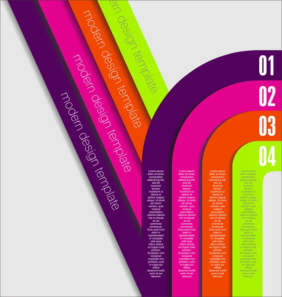 Modèle de design moderne — Image vectorielle