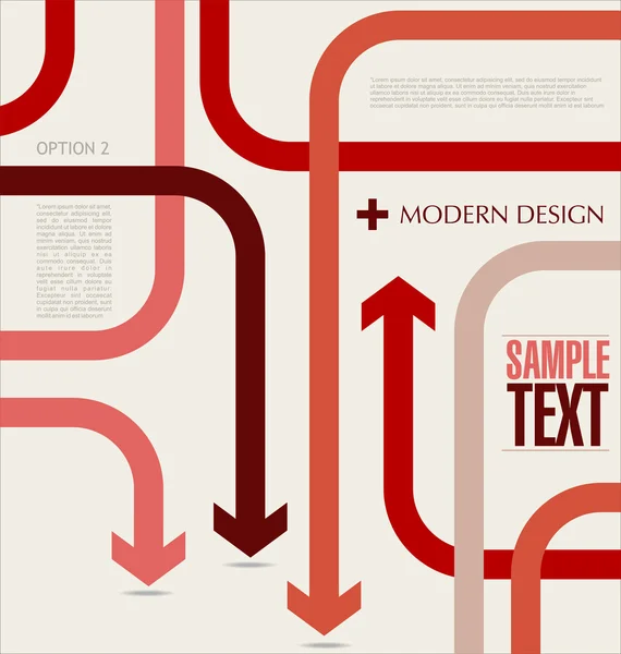 Modelo de design moderno — Vetor de Stock