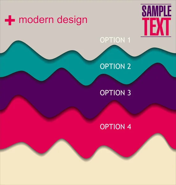 Modern design template — Stock Vector