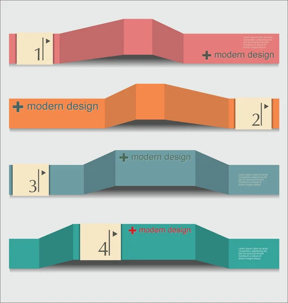 Modern design template — Stock Vector
