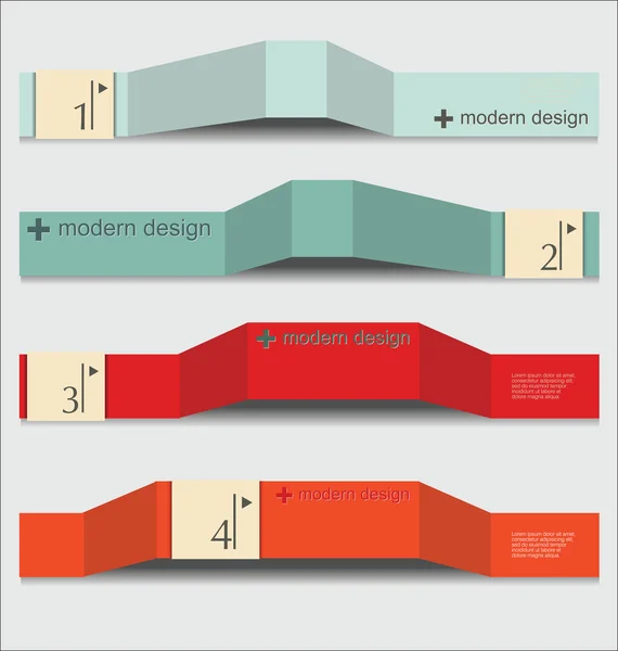 Plantilla de diseño moderno — Vector de stock