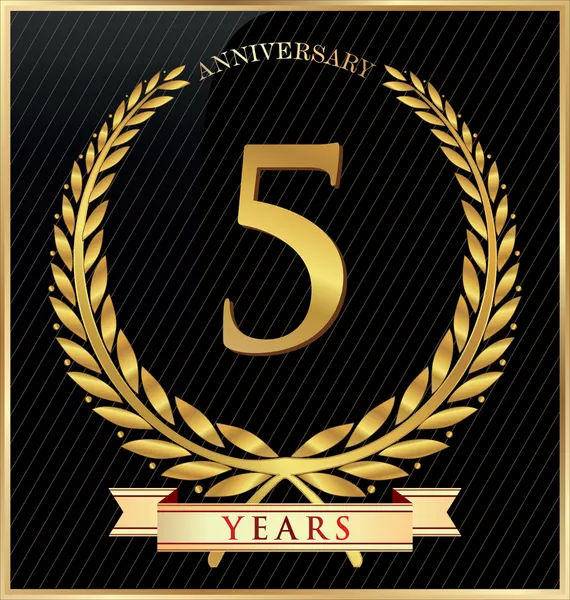 Anniversary sign — Stock Vector