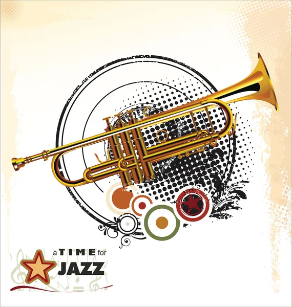 Fondo de Jazz — Archivo Imágenes Vectoriales
