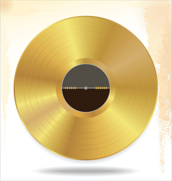 Gold vinyl - music award