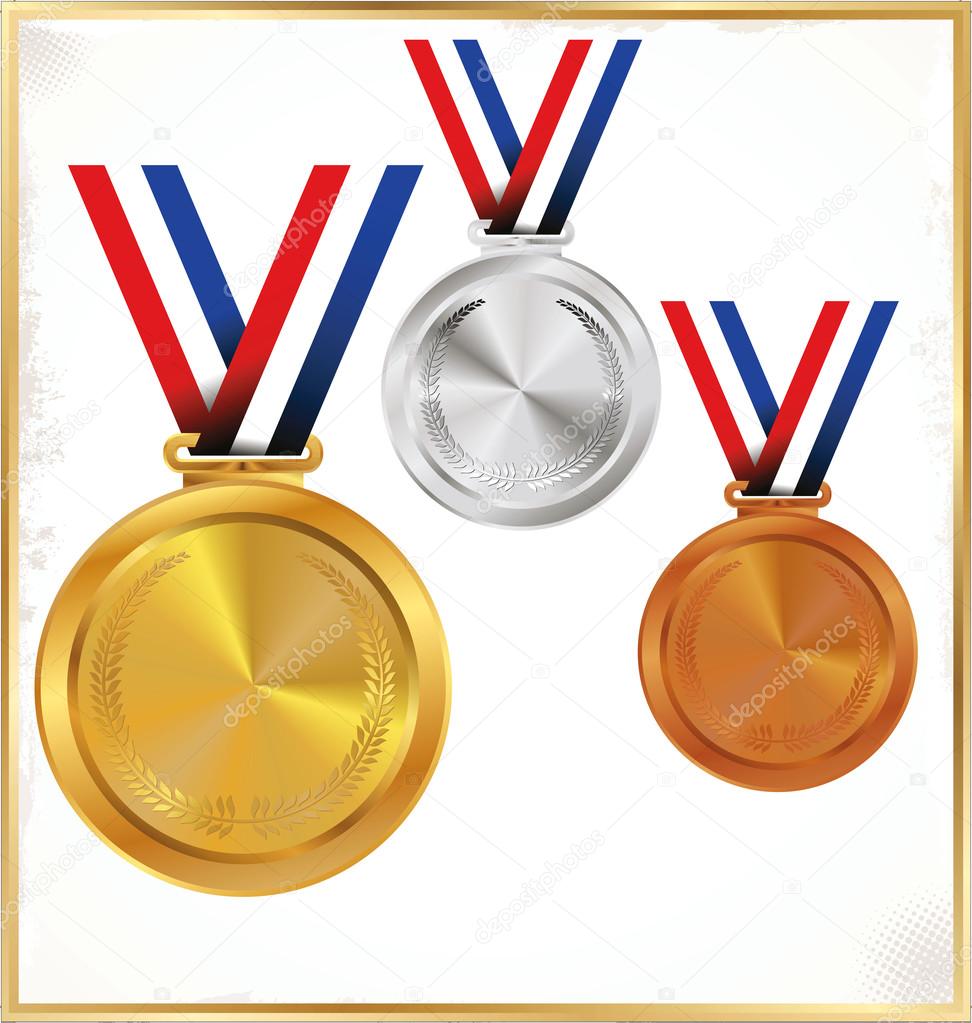 Medals - Gold, Silver And Bronze