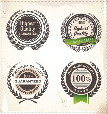 Premium Kalite etiketleri