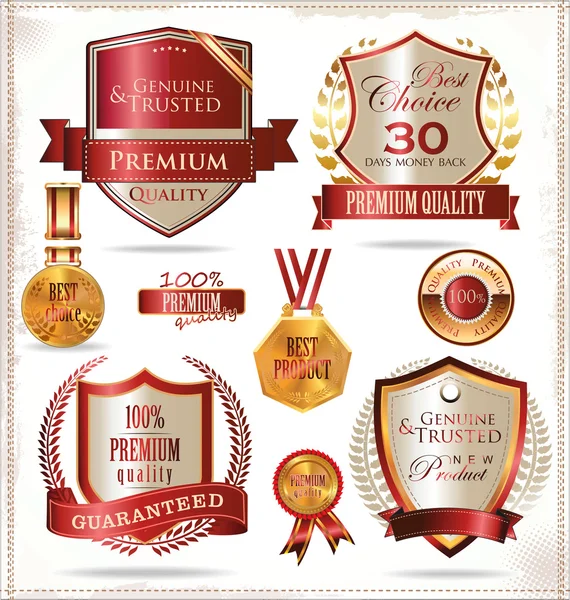 Labels de qualité Premium — Image vectorielle