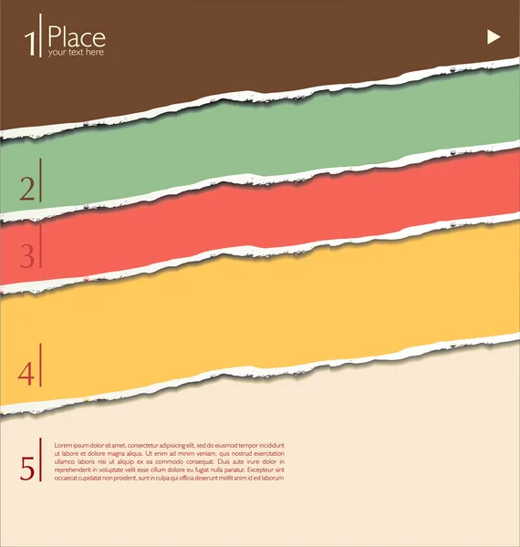 Vorlage für modernes Design — Stockvektor