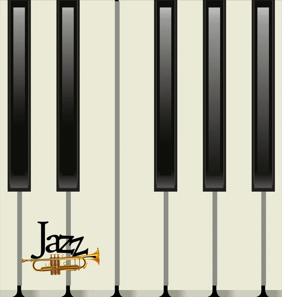 Fondo de Jazz — Vector de stock