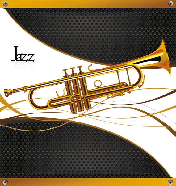 Fundo de jazz — Vetor de Stock