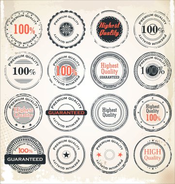 Premium Kalite etiketleri