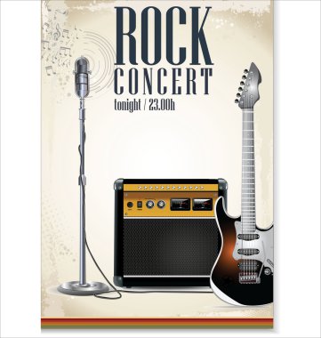 Rock Konser afişi