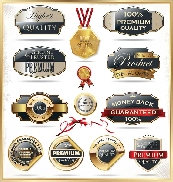 Labels de qualité Premium — Image vectorielle
