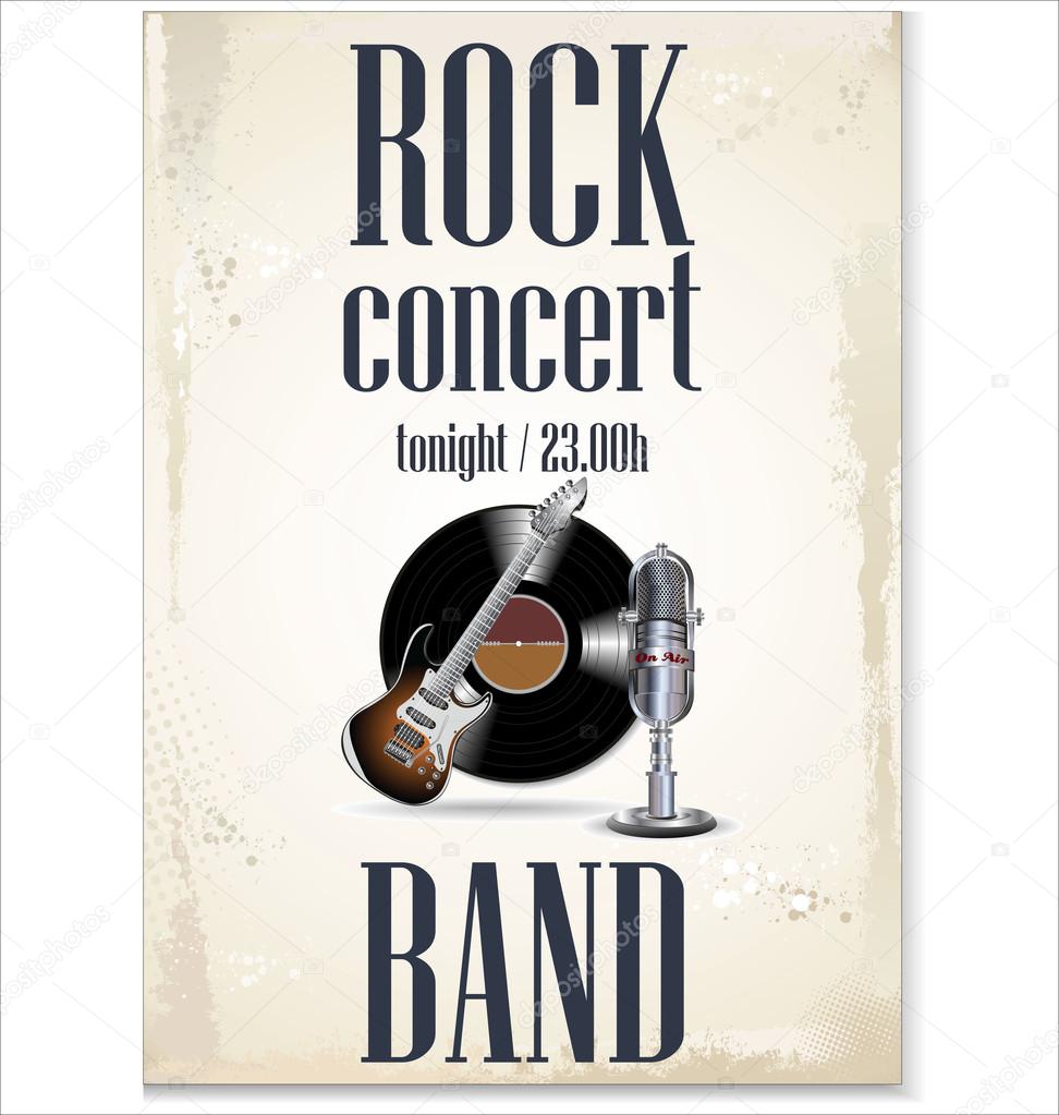 Music background - rock concert