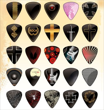 Guitar pick set