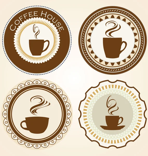 Banners for cafe in retro style — Stock Vector