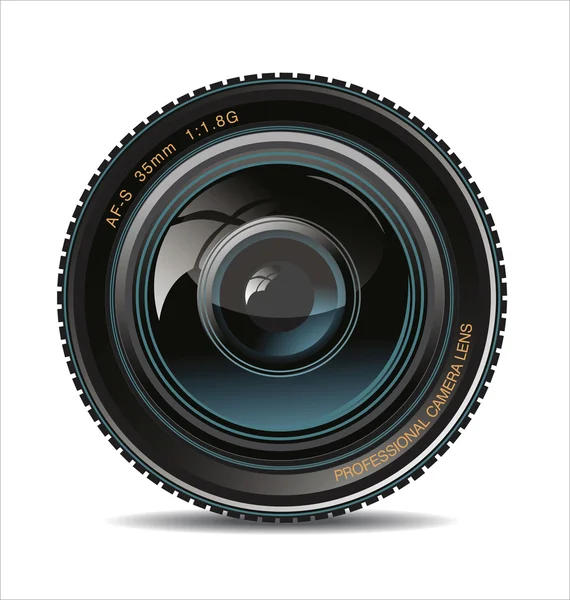 Camera photo lens — Stock Vector