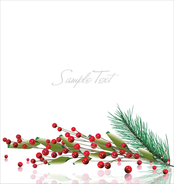 Christmas background with space for your text — Stock Vector