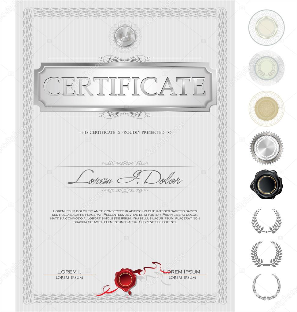 Certificate template