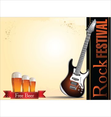 rock müzik arka plan - bedava bira