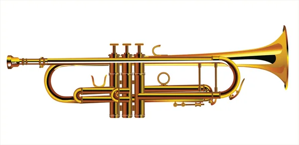 Trompette — Image vectorielle