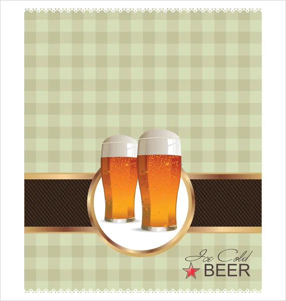 Beer design — Stock Vector