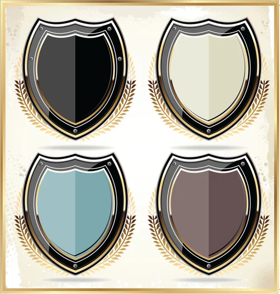 Shields — Stock Vector