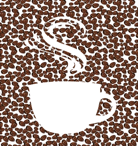 Fundal cafea — Vector de stoc