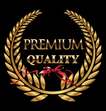 Premium Kalite altın defne çelengi