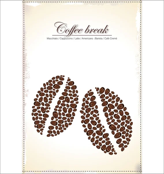 Coffee background — Stock Vector