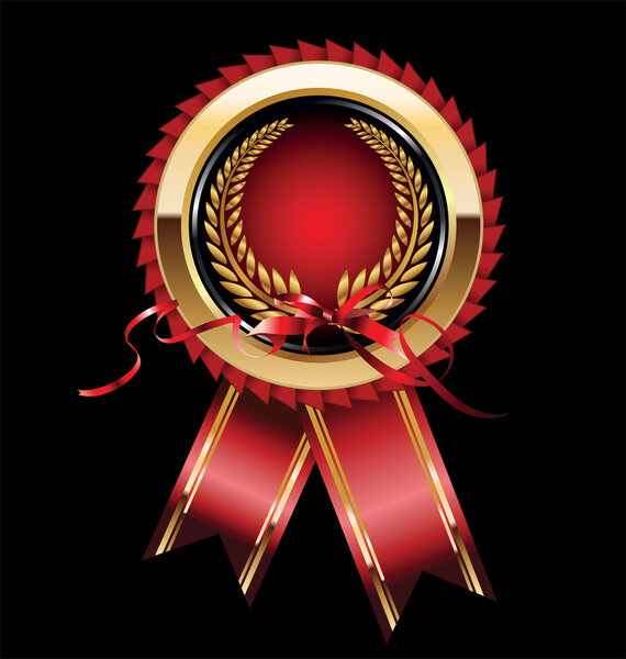 Blank award ribbon rosette