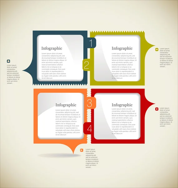 Modelo de design moderno — Vetor de Stock